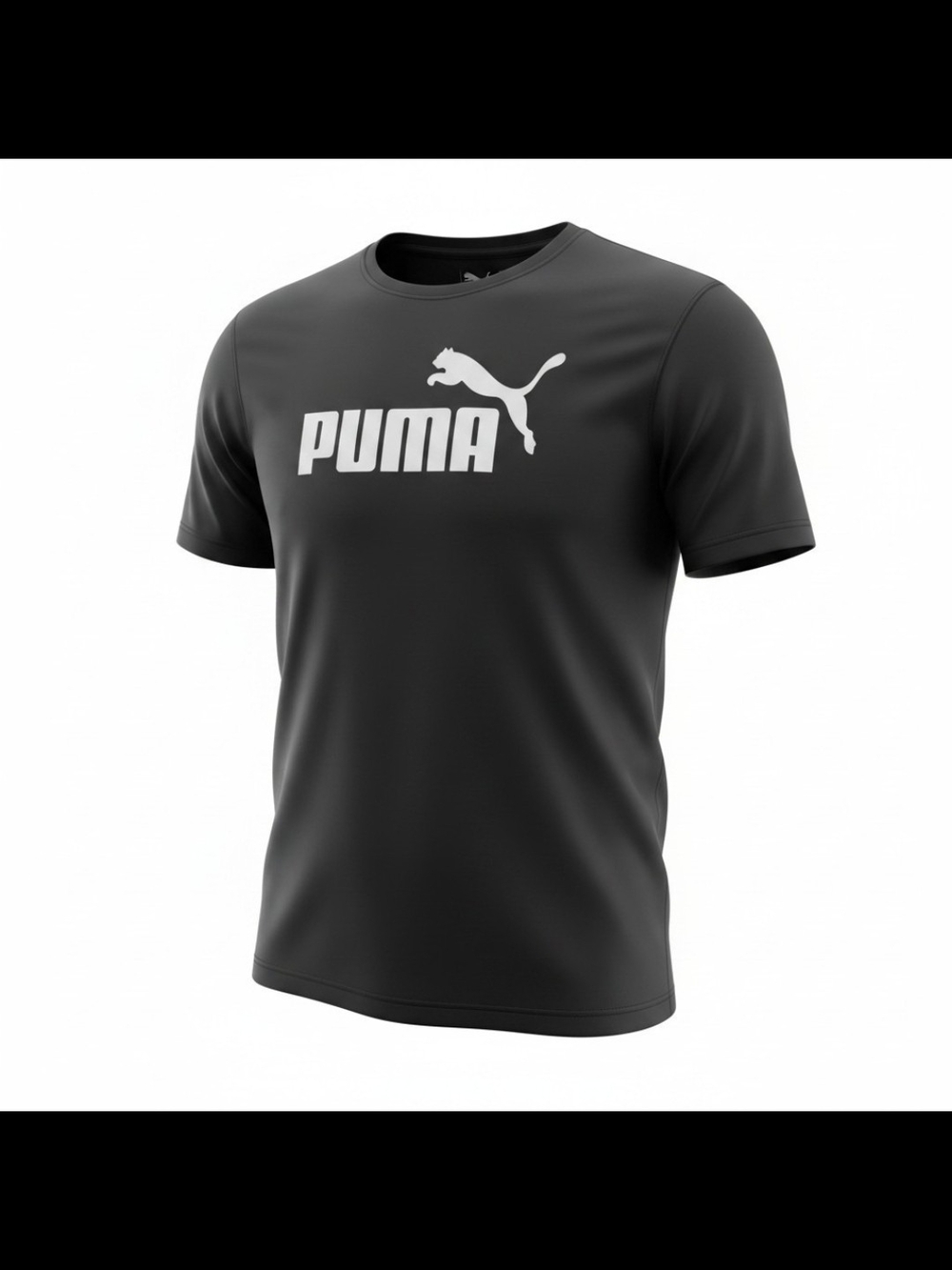 Puma Men's Black Logo T-Shirt Xl